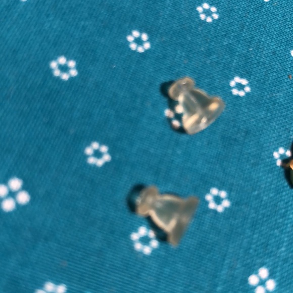 NWT 22k gold plated stud goldfinch pierced earrings - Picture 5 of 12